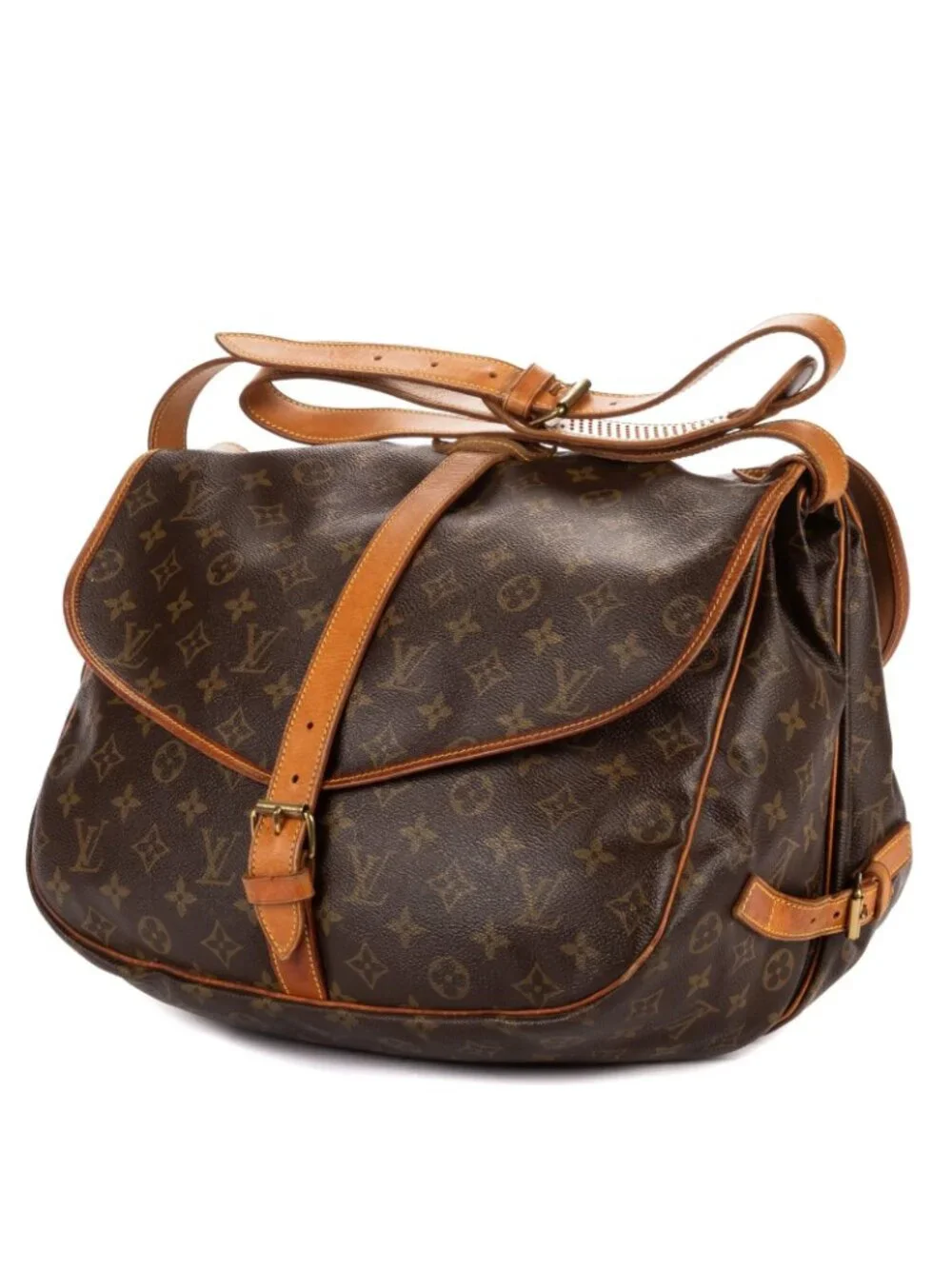 Louis Vuitton Saumur Brown Monogram Canvas
